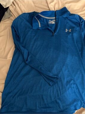 Under Armour Men's Royal Blue Quarter-Zip Performance Pullover